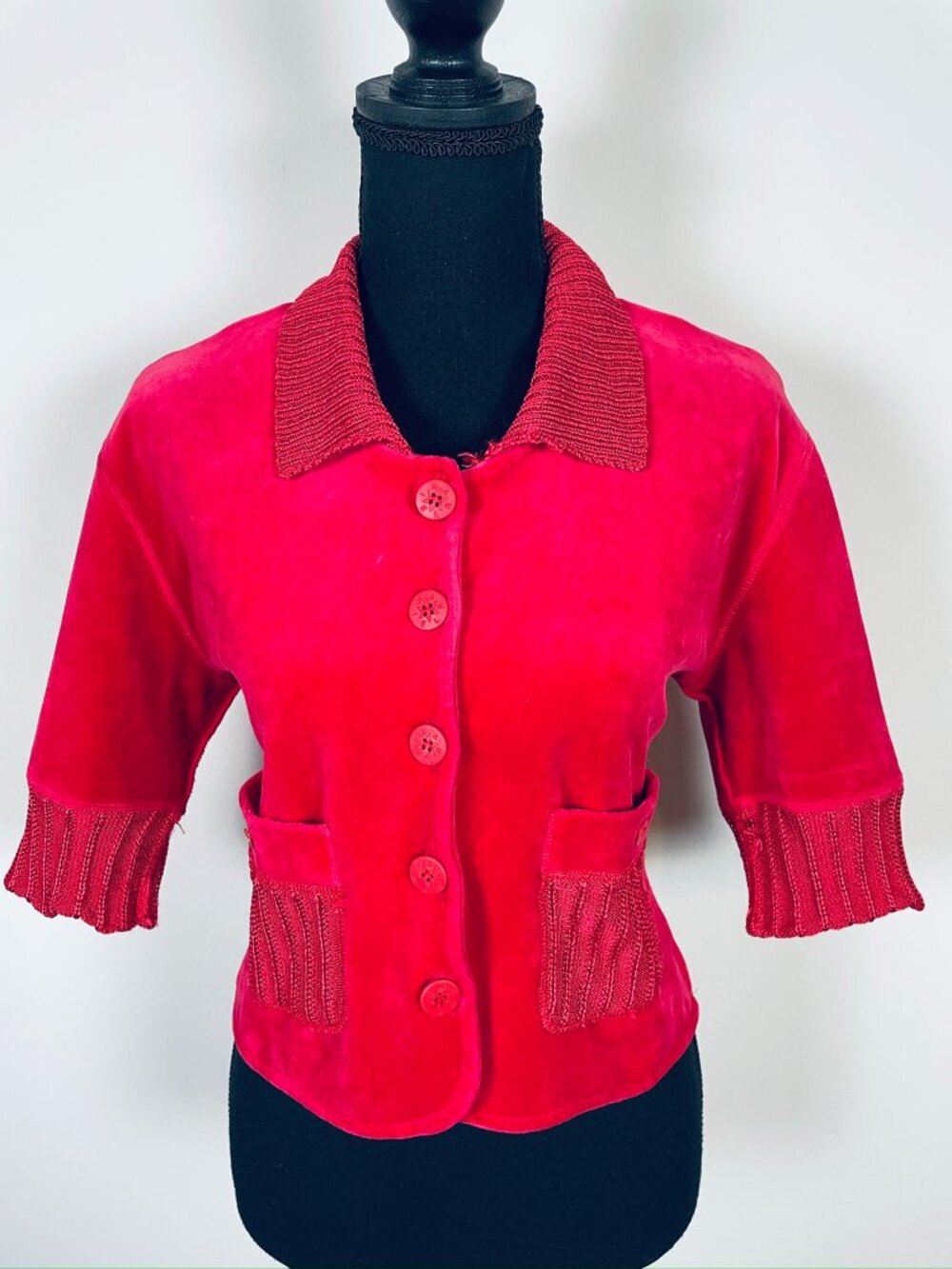SONIA RYKIEL Paris mixed-texture fitted cardigan
